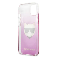 Заредете изображение във визуализатора на галерията – Karl Lagerfeld KLHCP13SCTRP iPhone 13 mini 5,4" hardcase różowy/pink Choupette Head - TopMag
