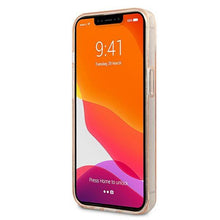 Заредете изображение във визуализатора на галерията – Karl Lagerfeld KLHCP13SKCTUGLGO iPhone 13 mini 5,4" złoty/gold hardcase Glitter Karl`s &amp; Choupette - TopMag
