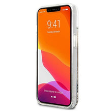 Заредете изображение във визуализатора на галерията – Karl Lagerfeld KLHCP13SKICGLD iPhone 13 mini 5,4" złoty/gold hardcase Liquid Glitter Karl&amp;Choupette Head - TopMag
