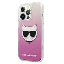 Заредете изображение във визуализатора на галерията – Karl Lagerfeld KLHCP13XCTRP iPhone 13 Pro Max 6,7" hardcase różowy/pink Choupette Head - TopMag
