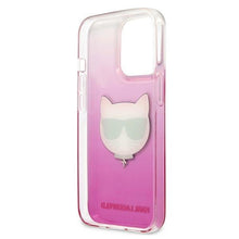 Заредете изображение във визуализатора на галерията – Karl Lagerfeld KLHCP13XCTRP iPhone 13 Pro Max 6,7" hardcase różowy/pink Choupette Head - TopMag
