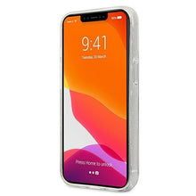 Заредете изображение във визуализатора на галерията – Karl Lagerfeld KLHCP13XKCTUGLS iPhone 13 Pro Max 6,7" srebrny/silver hardcase Glitter Karl`s &amp; Choupette - TopMag
