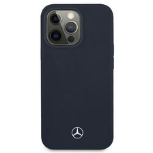 Заредете изображение във визуализатора на галерията – Mercedes MEHCP13LSILNA iPhone 13 Pro / 13 6,1" granatowy/navy hardcase Silicone Line - TopMag
