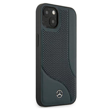 Заредете изображение във визуализатора на галерията – Mercedes MEHCP13SCDONA iPhone 13 mini 5,4" granatowy/navy hardcase Leather Perforated Area - TopMag
