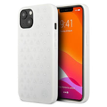 Заредете изображение във визуализатора на галерията – Mercedes MEHCP13SESPWH iPhone 13 mini 5,4" biały/white hardcase Silver Stars Pattern - TopMag
