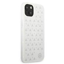 Заредете изображение във визуализатора на галерията – Mercedes MEHCP13SESPWH iPhone 13 mini 5,4" biały/white hardcase Silver Stars Pattern - TopMag
