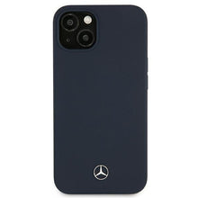 Заредете изображение във визуализатора на галерията – Mercedes MEHCP13SSILNA iPhone 13 mini 5,4" granatowy/navy hardcase Silicone Line - TopMag
