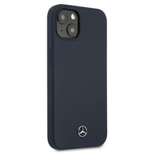 Заредете изображение във визуализатора на галерията – Mercedes MEHCP13SSILNA iPhone 13 mini 5,4" granatowy/navy hardcase Silicone Line - TopMag
