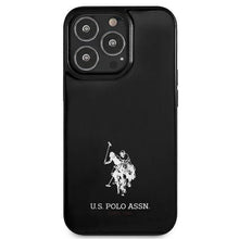 Заредете изображение във визуализатора на галерията – US Polo USHCP13LUMHK iPhone 13 Pro / 13 6,1" czarny/black hardcase Horses Logo - TopMag
