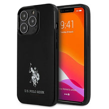 Заредете изображение във визуализатора на галерията – US Polo USHCP13XUMHK iPhone 13 Pro Max 6,7" czarny/black hardcase Horses Logo - TopMag
