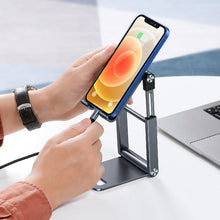 Заредете изображение във визуализатора на галерията – Ugreen foldable stand smartphone stand phone stand gray (LP263) - TopMag
