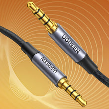 Заредете изображение във визуализатора на галерията – Ugreen cable AUX mini jack 3.5mm cable (male) - 3.5mm mini jack (male) 3m black (AV183) - TopMag
