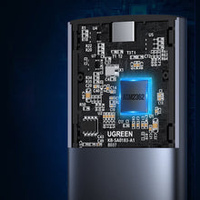 Заредете изображение във визуализатора на галерията – Ugreen Hard Drive Bay M.2 B-Key SATA 3.0 5Gbps Gray + USB Type C Cable (CM400) - TopMag
