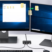 Заредете изображение във визуализатора на галерията – Ugreen switch adapter switch box USB 2 inputs - 3 outputs black (CM409) - TopMag
