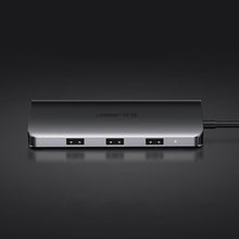 Заредете изображение във визуализатора на галерията – Ugreen 9in1 multifunctional HUB USB 3.2 Gen. 1 HDMI (4K @ 60Hz) VGA (Full HD @ 60Hz) Ethernet TF / SD PD card reader 100W USB Type C PD gray (CM179) - TopMag
