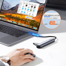 Заредете изображение във визуализатора на галерията – Ugreen adapter USB Type C - HDMI / 4 x USB gray (CM417) - TopMag
