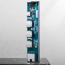 Заредете изображение във визуализатора на галерията – Ugreen multifunctional adapter HUB USB Type C - 3 x USB / Ethernet RJ-45 / USB Type C PD gray (CM475) - TopMag

