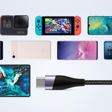 Заредете изображение във визуализатора на галерията – Ugreen cable USB cable - USB Type C Quick Charge 3.0 3A 2m (60206 Ugreen) - TopMag
