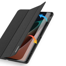 Заредете изображение във визуализатора на галерията – DUX DUCIS Domo Tablet Cover with Multi-angle Stand and Smart Sleep Function for Xiaomi Mi Pad 5 Pro / Mi Pad 5 black - TopMag
