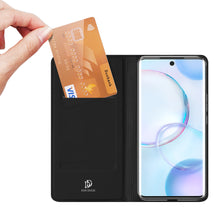 Заредете изображение във визуализатора на галерията – Dux Ducis Skin Pro Bookcase type case for Honor 50 black - TopMag

