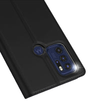 Заредете изображение във визуализатора на галерията – Dux Ducis Skin Pro Bookcase type case for Motorola Moto G60S black - TopMag
