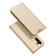 Заредете изображение във визуализатора на галерията – Dux Ducis Skin Pro Bookcase type case for Samsung Galaxy A13 5G golden - TopMag
