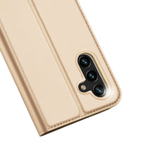 Заредете изображение във визуализатора на галерията – Dux Ducis Skin Pro Bookcase type case for Samsung Galaxy A13 5G golden - TopMag
