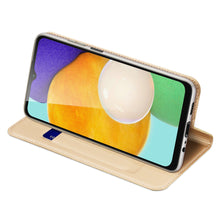 Заредете изображение във визуализатора на галерията – Dux Ducis Skin Pro Bookcase type case for Samsung Galaxy A13 5G golden - TopMag
