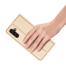Заредете изображение във визуализатора на галерията – Dux Ducis Skin Pro Bookcase type case for Samsung Galaxy A13 5G golden - TopMag
