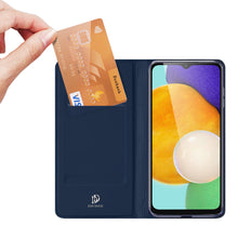 Заредете изображение във визуализатора на галерията – Dux Ducis Skin Pro Bookcase type case for Samsung Galaxy A13 5G blue - TopMag
