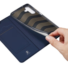 Заредете изображение във визуализатора на галерията – Dux Ducis Skin Pro Bookcase type case for Samsung Galaxy A13 5G blue - TopMag
