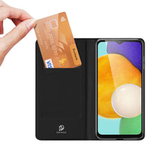 Заредете изображение във визуализатора на галерията – Dux Ducis Skin Pro Bookcase type case for Samsung Galaxy A13 5G black - TopMag
