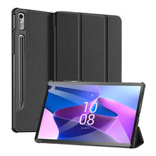 Заредете изображение във визуализатора на галерията – Dux Ducis Domo case for Lenovo Tab P11 Pro smart cover stand black
