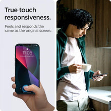 Заредете изображение във визуализатора на галерията – SZKŁO HARTOWANE SPIGEN GLAS.TR ”EZ FIT” 2-PACK IPHONE 13 / 13 PRO PRIVACY - TopMag
