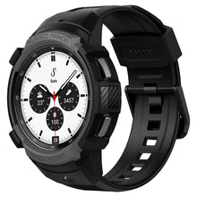 Заредете изображение във визуализатора на галерията – SPIGEN RUGGED ARMOR ”PRO” GALAXY WATCH 4 CLASSIC 42 MM CHARCOAL GREY - TopMag
