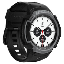 Заредете изображение във визуализатора на галерията – SPIGEN RUGGED ARMOR ”PRO” GALAXY WATCH 4 CLASSIC 42 MM CHARCOAL GREY - TopMag
