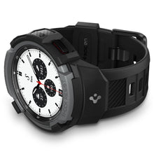 Заредете изображение във визуализатора на галерията – SPIGEN RUGGED ARMOR ”PRO” GALAXY WATCH 4 CLASSIC 42 MM CHARCOAL GREY - TopMag
