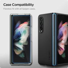 Заредете изображение във визуализатора на галерията – SZKŁO OCHRONNE SPIGEN GLASS FC &amp; HINGE FILM GALAXY Z FOLD 3 BLACK - TopMag
