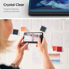 Заредете изображение във визуализатора на галерията – SZKŁO OCHRONNE SPIGEN GLASS FC &amp; HINGE FILM GALAXY Z FOLD 3 BLACK - TopMag
