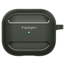Заредете изображение във визуализатора на галерията – SPIGEN RUGGED ARMOR APPLE AIRPODS 3 MILITARY GREEN - TopMag
