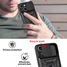 Заредете изображение във визуализатора на галерията – Slide Camera Armor Case for Motorola Moto G53 Black
