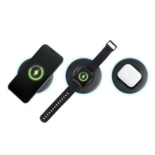 Заредете изображение във визуализатора на галерията – Wirelles charger 2in1 15W MT-30 black
