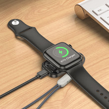 Заредете изображение във визуализатора на галерията – Borofone Wireless induction charger BQ25 for iWatch 2,5W grey
