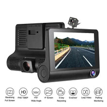 Заредете изображение във визуализатора на галерията – Car Dash Cam DVR-04 4,0 inches + rear camera
