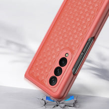 Заредете изображение във визуализатора на галерията – Dux Ducis Venice case for Samsung Galaxy Z Fold 4 leather case red
