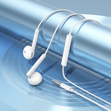 Заредете изображение във визуализатора на галерията – Borofone Earphones BM82 Art music with microphone white
