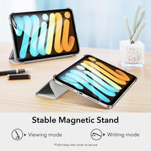 Заредете изображение във визуализатора на галерията – ESR ASCEND TRIFOLD IPAD MINI 6 2021 SILVER GRAY - TopMag
