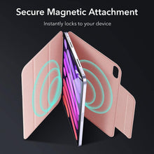 Заредете изображение във визуализатора на галерията – ESR REBOUND MAGNETIC IPAD MINI 6 2021 ROSE GOLD - TopMag
