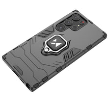 Заредете изображение във визуализатора на галерията – Wozinsky Ring Armor case for Samsung Galaxy S23 Ultra armored cover magnetic holder ring black
