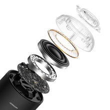 Заредете изображение във визуализатора на галерията – Joyroom portable wireless bluetooth speaker 5W 2200mAh black (JR-ML01) - TopMag
